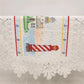 Set of 2 Heritage Lace Nautical Lighthouse Placemats 14"x20" White Polyester NWT