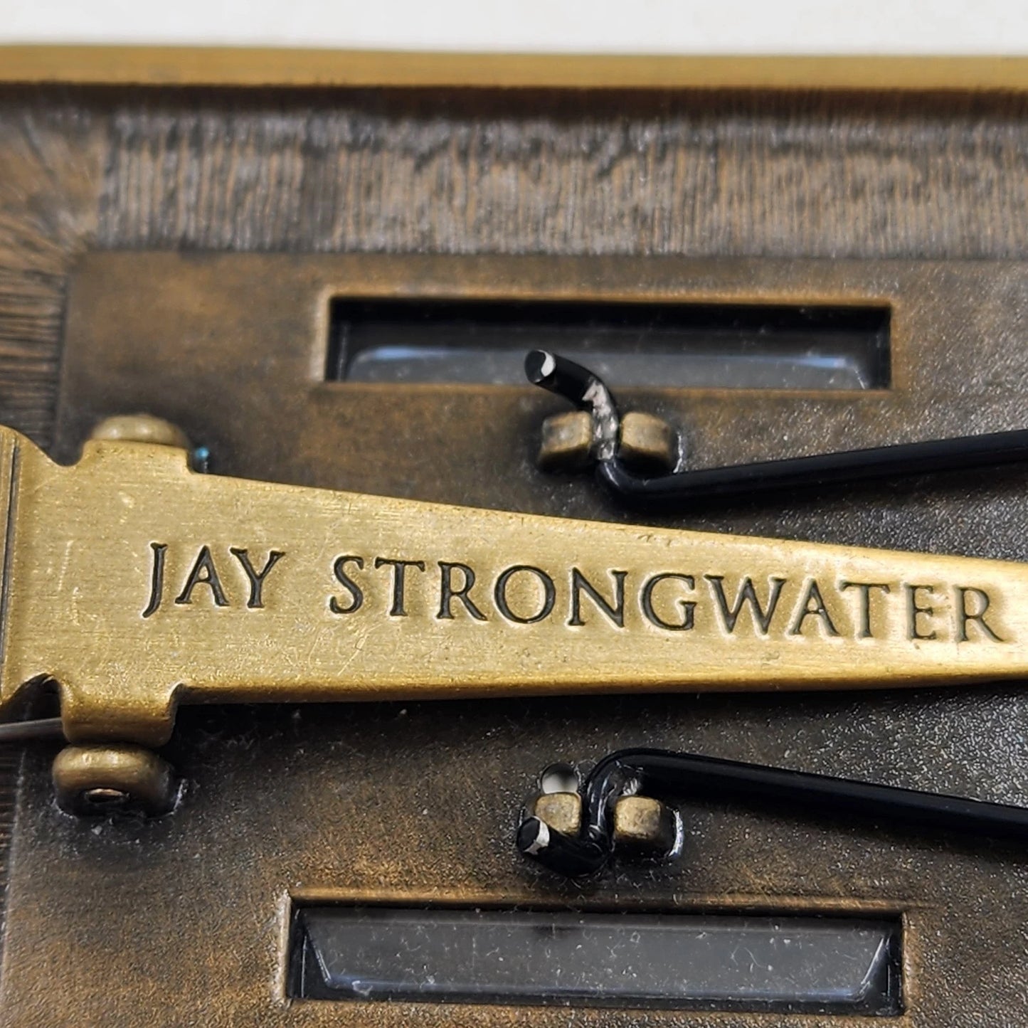 Neiman Marcus Photo Frame Clip Jay Strongwater Butterfly Pearl Enamel Rhinestone