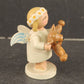 Erzgebirge Expertic Wendt Kuhn Marguerite Angel w Teddy Bear Vintage 1.5" Tall