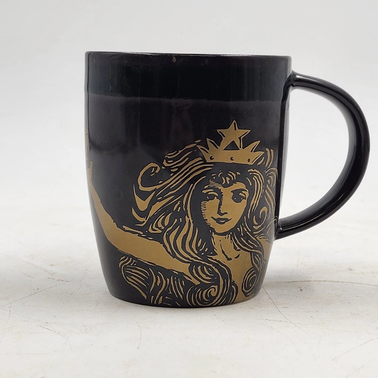 Starbucks Siren Mermaid Mug 2012 Anniversary Brown Copper 12 oz Coffee Cup