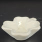Milk Glass Four Leaf Clover Bowl Lucky Shamrock Candy Dish Trinket Small Tray
