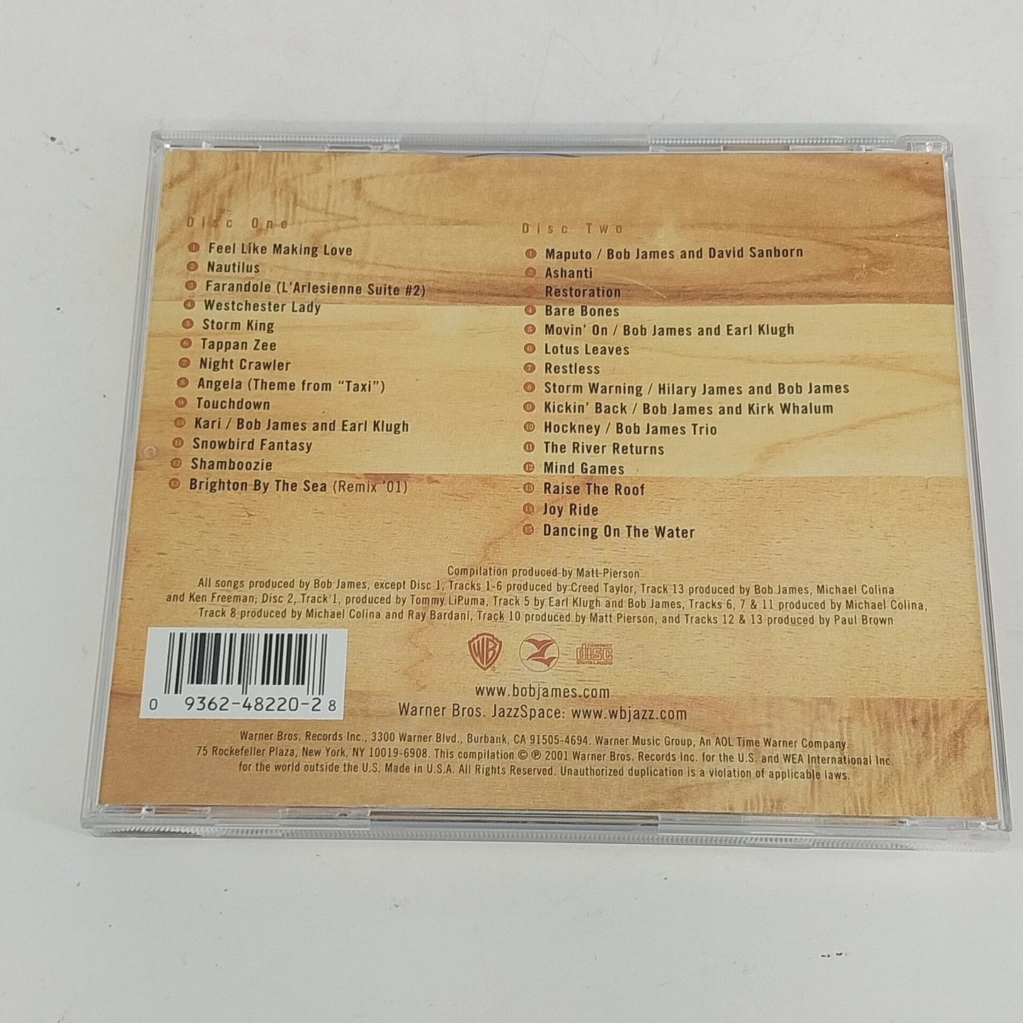 Bob James Restoration The Best Of Bob James 2 CD 2001 Jazz Fusion Greatest Hits