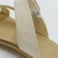 Crocs Iconic Comfort Tulum Sandals White Straps Women's 7 Buckle Comfort Slipper
