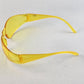 ERB Boas Safety Glasses Work Eye Protection Wraparound Lens High Impact Z87.1 (Amber, Amber)