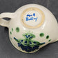 Hadley Open Sauce Boat Gravy Boat Blueberry Bouquet Hand-Painted Stoneware Vtg
