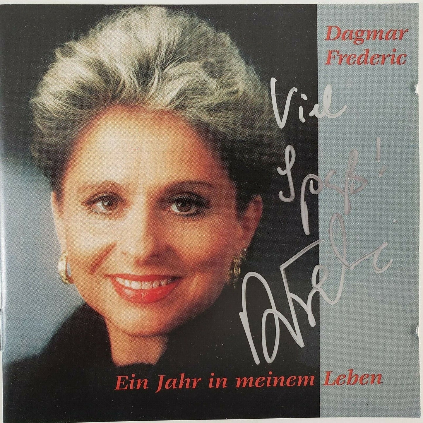 Ein Jahr In Meinem Leben by Dagmar Frederic Music CD Signed by Artist 1992 Pop