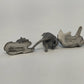 Spoontiques Rawcliffe 3Pcs Pewter Kangaroo Giraffe Dog Miniature Animal Figurine