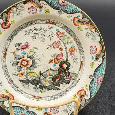 Ridgway Anglesey Bread & Butter Plate 6.75" Chinoiserie Imari Colors