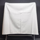 Solid Grey Tablecloth Table Cover Linen Fabric Overlock Hem Square 44"
