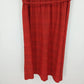 Strait Lane Red Plaid Dress Self-Tie Waist Women's 14 Short Sleeve Polyester 41"