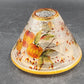 Yankee Candle Large Jar Shade Crackle Glass Pumpkin & Autumn Leaves Fall Holiday