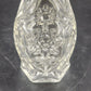 Anchor Hocking Early American PresCut Star of David Glass Cruet Stopper 7.75"x3"