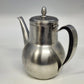 Oneida 18/8 Stainless Steel Tea Coffee Server 8" Hinged Lid Curved Spout Handle