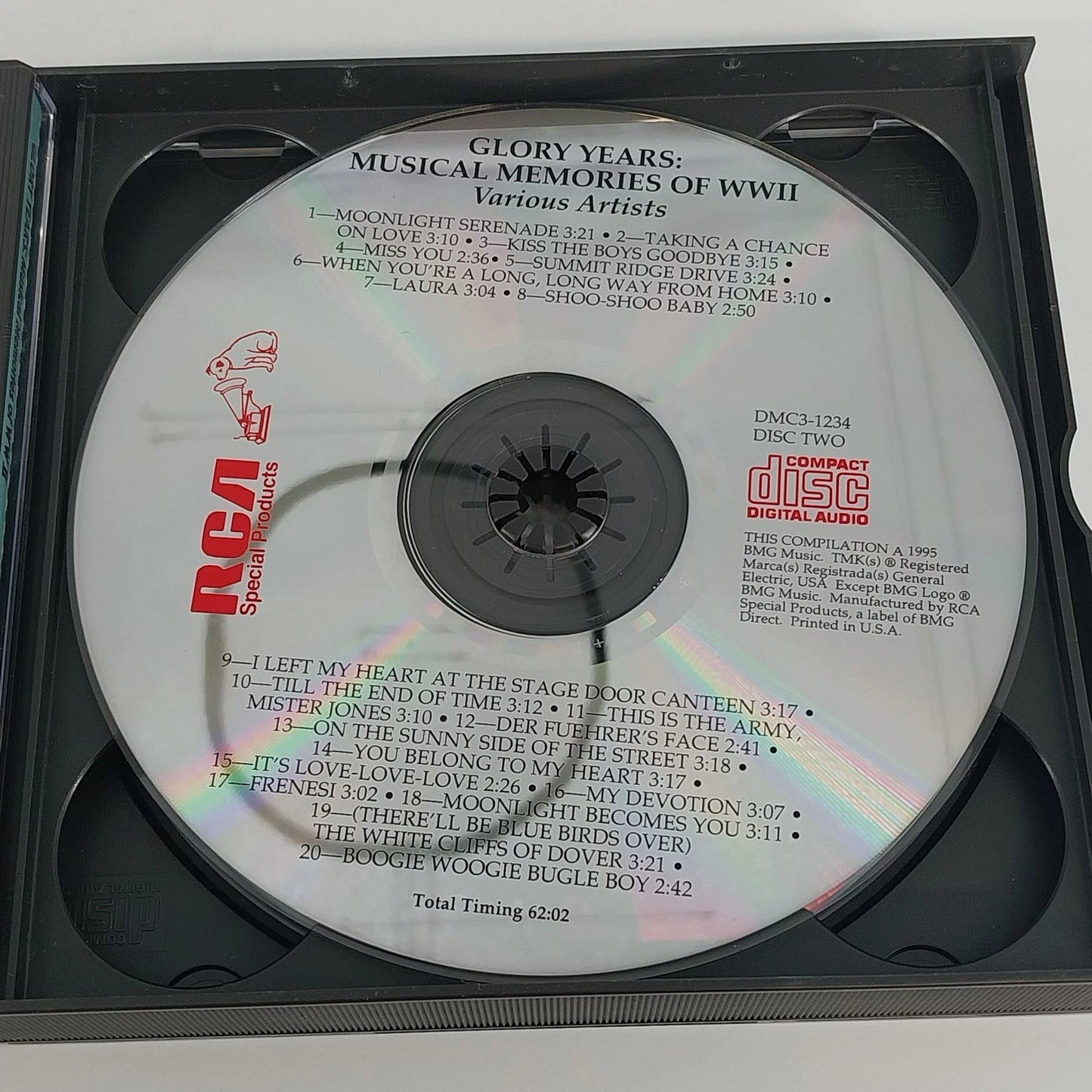 Glory Years Musical Memories of WWII 3 CD Box Set Various Artists Jazz RCA 1995