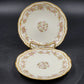 2 Limoges Coupe Salad Plates 7" Schleiger 844 Pink Rose Theodore Haviland France