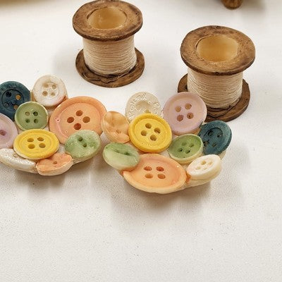 Popular Imports TS447 8pc Mini Tea Set Sewing Machine Polystone Resin Decor