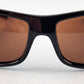 ERB BoasX STK Polarized Safety Glasses Black Brown ANSI Z87.1