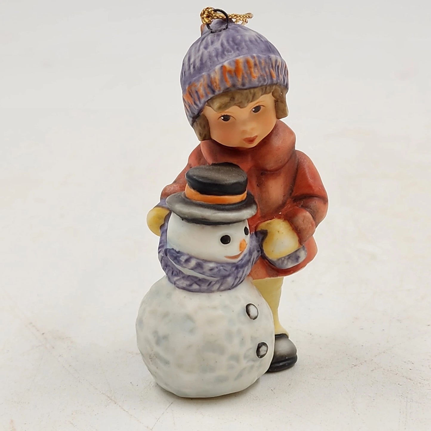 Berta Hummel Ornament MY FIRST SNOWMAN Goebel BH-181/0 2.75" Porcelain