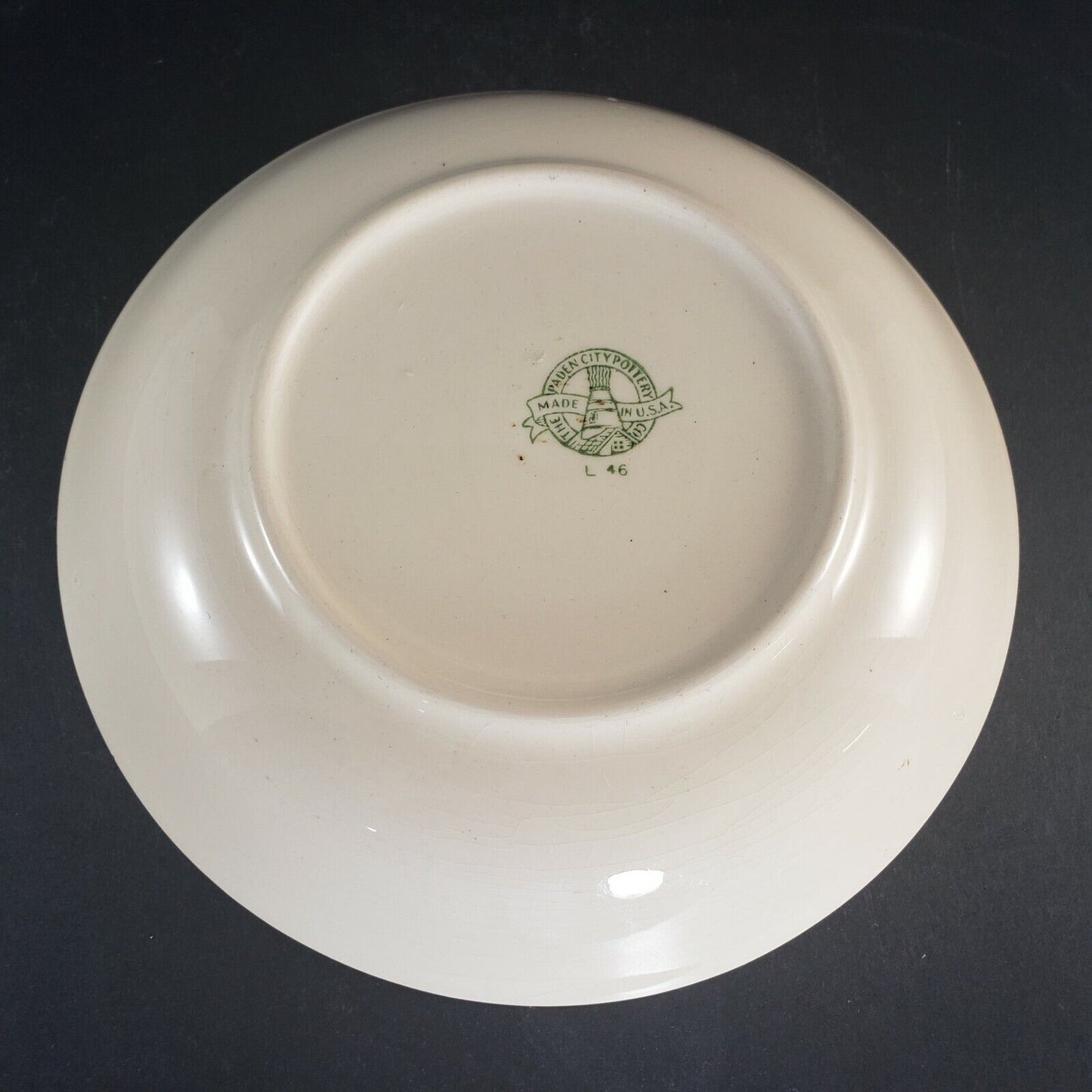 Paden City Marlene Lace Soup Bowl 8” Vintage Crazed