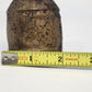 Rustic Metal Cow Bell Wooden Clapper Small Primitive Farmhouse 3" x 2" Vintage