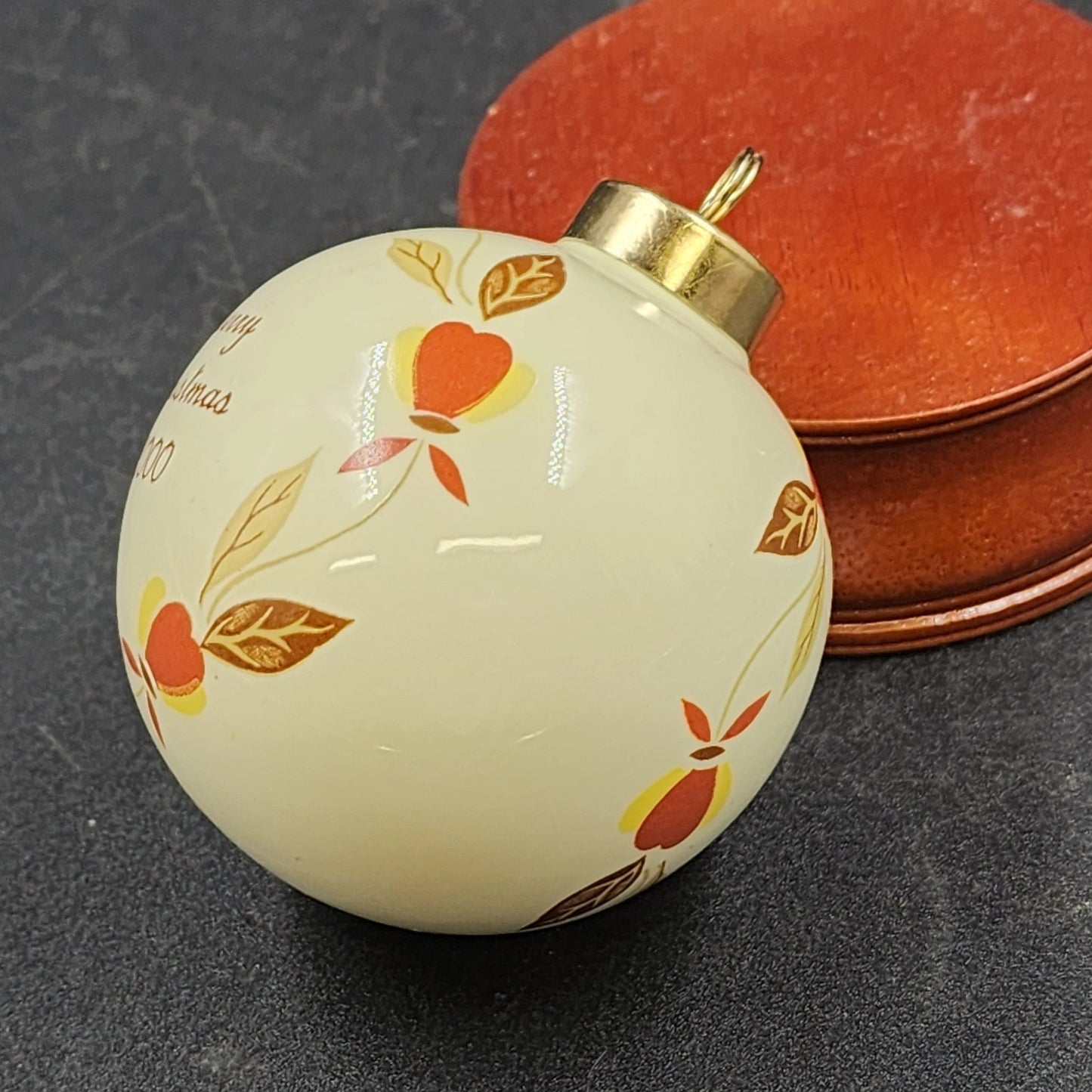 Autumn Leaf Merry Christmas Ornament 2000 China Specialties Exclusive Ltd Ed 500