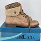 Cliffs by White Mountain Duena Tan Hiker Booties Womens 8M