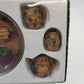 Ranger Polyresin Miniature Tea Set Grape Vineyard w/ Box Collectible Decor