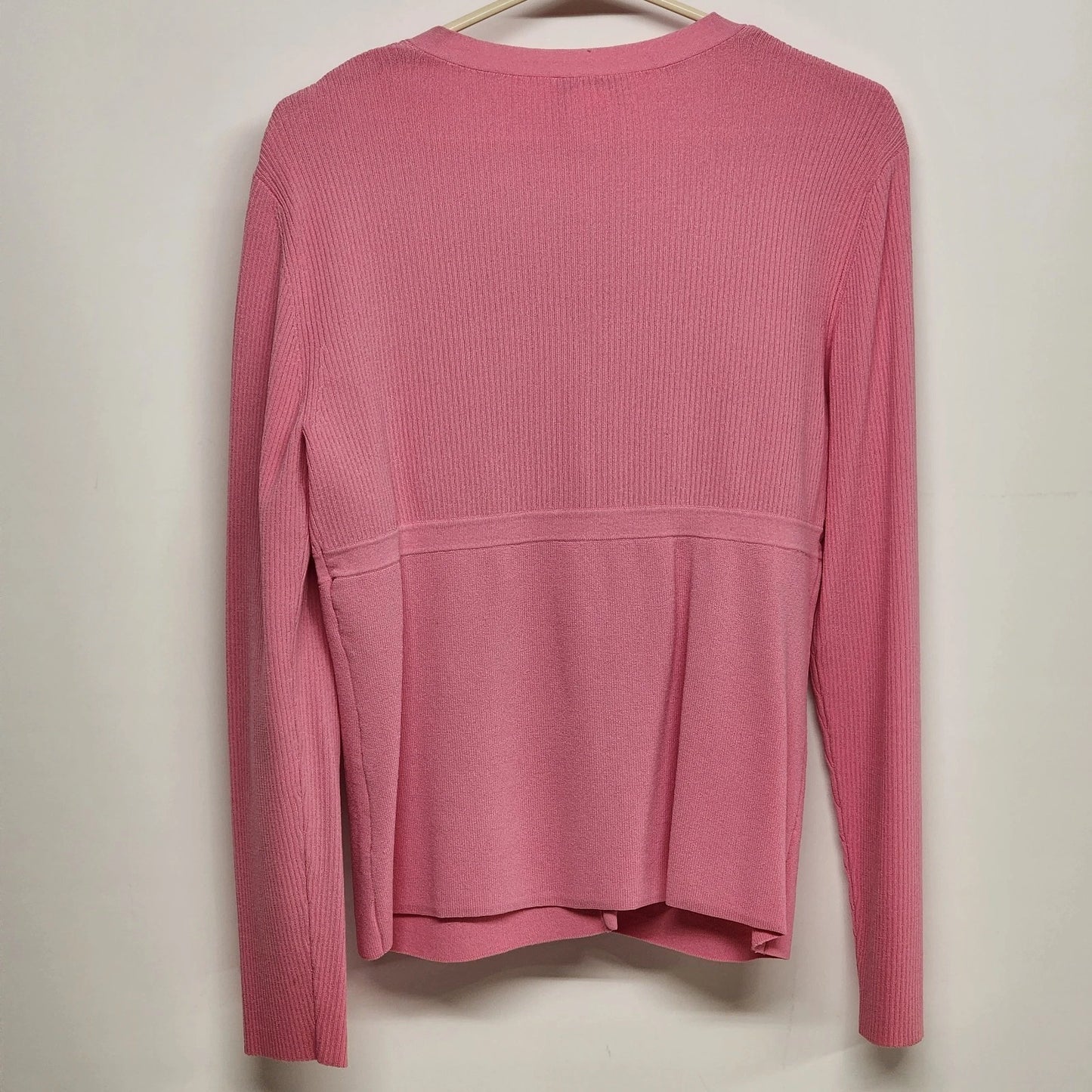 Talbots Pink Button Up Blouse Womens Small Long Sleeve