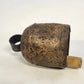 Rustic Metal Cow Bell Wooden Clapper Small Primitive Farmhouse 3" x 2" Vintage