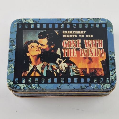 Playing Cards in Collector's Tin Gone With The Wind 1995 Two Sealed Decks NOS