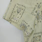 John Paul Richard Linen Shirt Dress Green Floral Button Front Medium