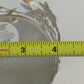 Bath and Body Works Snowflake 3 Wick Candle Holder Silver