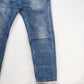 Levi’s 505 Men Jeans 32x30 Light Wash Distressed Blue Denim Classic Straight Leg