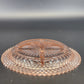 Pink Depression Glass Divided Grill Plate Anchor Hocking Miss America 9" Vintage