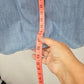 American Eagle Men’s Blue Denim Button-Front Shirt Size Large Athletic Fit China