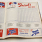 Cincinnati Reds 1983 Scorebook Program vs St Louis Cardinals Unscored