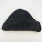 Black Sherpa Lined Beanie Hat Soft Warm Winter Cap Thermal Fleece Lining Unisex