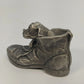 Little Gallery Dog in Shoe Pewter Figurine Kraczkowski 2" 1980 Vintage