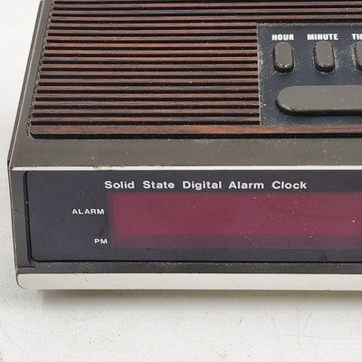 Tozai 1022 Electronic LED Alarm Clock 5.5" Red Number Vintage Tested And Working