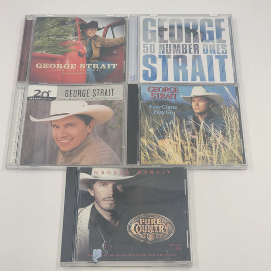 George Strait Lot of 5 CDs Collection Album Folk Country MCA Nashville Records