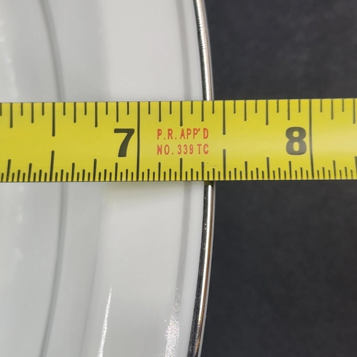 Noritake Crest 5421 Oval Vegetable Bowl 10" Lily of the Valley Platinum Trim Vtg