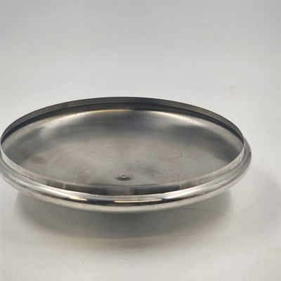 Replacement Stainless Steel Lid Cover 9" For Revere Ware Pan & Pot w Black Knobs
