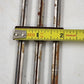 11 Model Train Train Tracks O-27 Gauge Straight 8 7/8" Long w Silver Ties Rusty