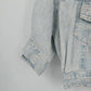Paris Blues Cropped Denim Jacket Women's Small Light Wash Short Sleeve Button