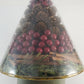 Christmas Tree Potpourri Cone Pine Cones Sprigs Cinnamon Cranberries 10.5" Decor