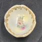 5 Salt Cellars Berry Bowls Floral Gold Gilt China Dresden Germany Pattern 52