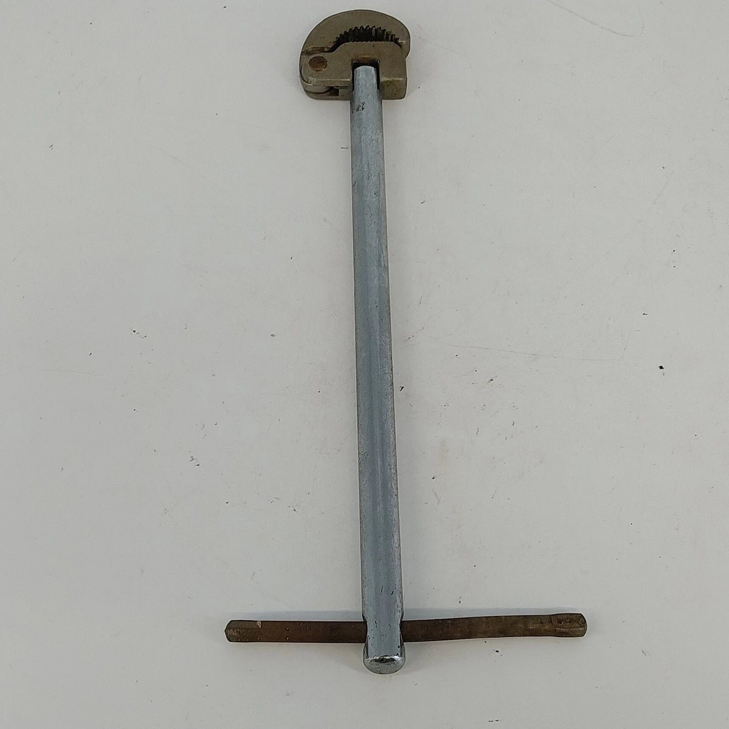 Steel Basin Wrench Spring Loaded Adjustable Plumbing Tool Long Reach Under Sink