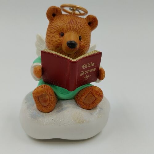 Hallmark Keepsake 2014 Christmas Ornaments Bible Study Bear so Cuddle Up