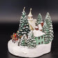 Thomas Kinkade St Nicholas Circle 1993 Lighted Musical Village "Deck The Halls"