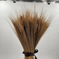 Large Dried Wheat Sheaf Bundle Brown Ribbon Tabletop Decor 19" Rustic Farmhouse